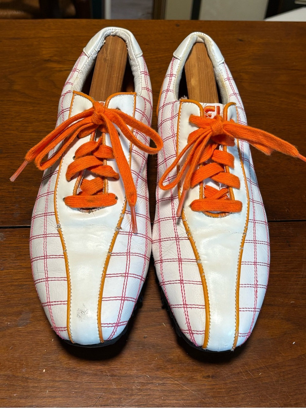 FootJoy Women’s LoPro Collection Golf Shoes White/Orange Size9 M